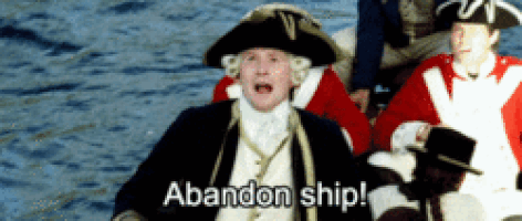 Abandon ship!